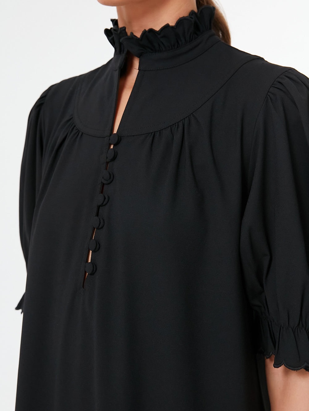 NWT Tuckernuck Pomander Place Selena Maxi Dress Black XXXL 18 - Picture 2 of 15